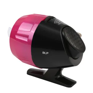 Roze gesloten vismolen gedetailleerd overzicht, anti-pruik ontwerp voor eenvoudig gebruik.