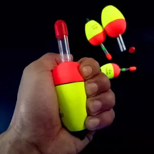 EVA fishing float for sea rock rod fishing, high visibility big belly foam float with tube.