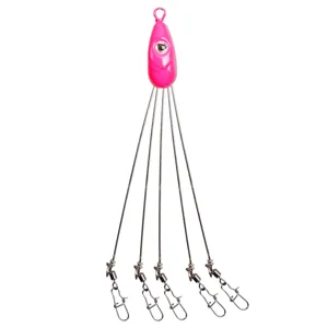 Alabama rig fishing lure without blades 10g saltwater fishing tackle accessory detail view.