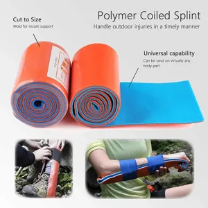 Professionele polymeer gerolde medische noodspalk rol voor outdoor eerste hulp bij letsel