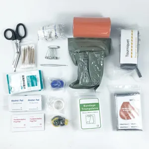 Kit di primo soccorso di emergenza all'aperto attrezzatura da campeggio tattica multifunzione