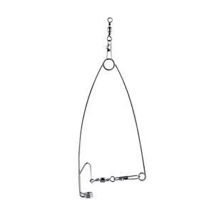 Automatic stainless steel spring fishing hook release device fishing tackle accessory tool