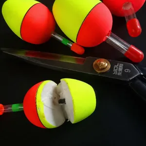 EVA fishing float solid foam buoys for sea rock fishing red yellow tackle gear 5 pcs