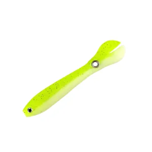 Chartreuse soft fishing lure neon green loach artificial bait for outdoor luring fishing