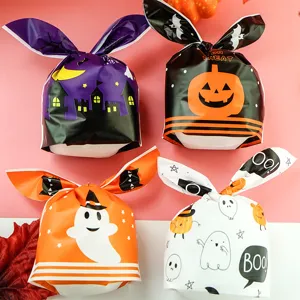 Halloween rabbit ear gift candy packaging bags festive party favor decoration supplies