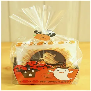 Set di imballaggio per prodotti da forno di Halloween con sacchetto trasparente dettaglio.
