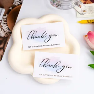Thank you cards for small business packaging appreciation decorative note cards 30pcs