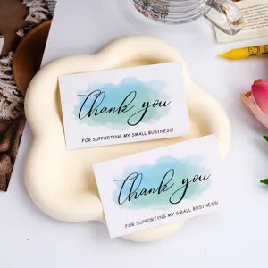 Ins style Thank You greeting cards for gift packaging and decorative message cards, 30 pieces pack.