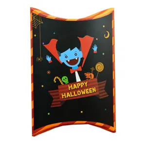 Halloween pillow gift candy paper box cartoon vampire packaging box main display unit