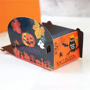Scatola di carta da forno di Halloween confezione di caramelle festive contenitore