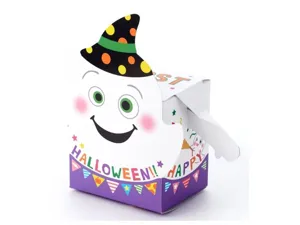 Halloween süße Geist Papier Süßigkeiten Box Kekse DIY Verpackung Geschenkbox Party