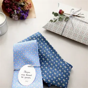 Set regalo cravatta con simpatico motivo di animali e bella scatola regalo a cuscino per uomini.