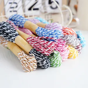 Colorful raffia paper twine for DIY craft wrapping gift packaging 10 meters per bundle