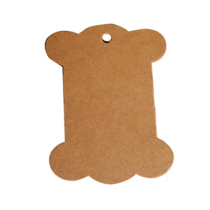 Blank craft paper bone shaped tags DIY cards hang tags for luggage gift label