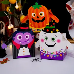 Halloween Schachteln mit beweglichen Armen Kürbis Geist Kekse Geschenkverpackung Set.