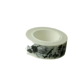 Japanisches schwarz-weißes Washi Tape für Tagebuch Scrapbooking dekoratives Klebeband