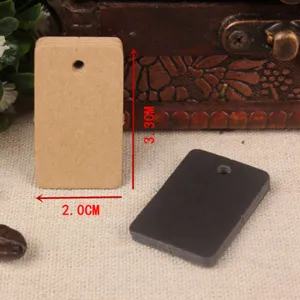 Vintage Kraft Paper Blank Gift Tags Rectangular Hanging Label Bookmarks For Baking Gift Wrapping Wedding Birthday Party Supplies