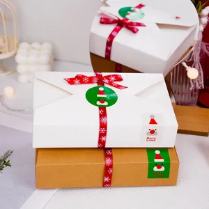 Scatola Regalo In Carta Minimalista Stile Busta Confezione Per Biscotti Di Natale Astuccio In Cartone Per Dolci Articoli Per Imballaggio