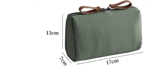 Koreanische minimalistische Kosmetiktasche tragbare Make-up-Aufbewahrung mit kompaktem Design