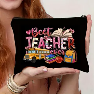 Lehrer Kosmetiktasche Dankeschön Geschenk Reißverschluss Etui Make-up Organizer für Frauen