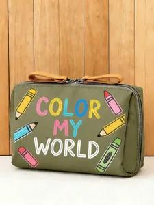 Koreanische minimalistische Kosmetiktasche tragbare süße Make-up Aufbewahrungstasche Reisen