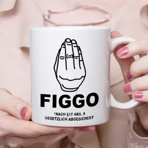 Modern Minimalist Bone China Mug Color Blocking Heat Resistant Printed Funny Gesture Coffee Tea Cup With Handle For Office Home Gift