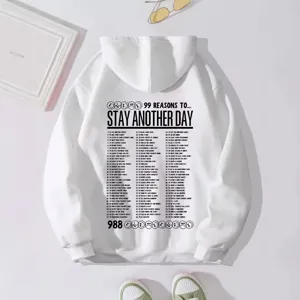 Women Fleece Lined Hoodie Winter Casual Long Sleeve Drawstring Kangaroo Pocket Letter Print Minimalist Pullover Sweatshirt