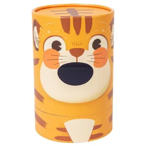 Süßes Tiger Fütterungsspiel Spielzeug für Kinder, interaktives Desktop Zylinder Hauptbild.