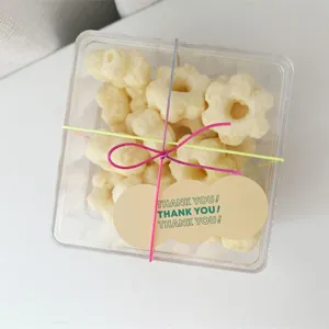 Ins style Thank You sealing stickers decorative labels for cookie bags and mooncake gift packaging.