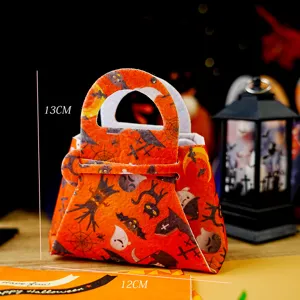 Τσάντα καραμέλας κολοκύθας Halloween, πορτογαλική τσάντα δώρου, τσάντα πάρτι.