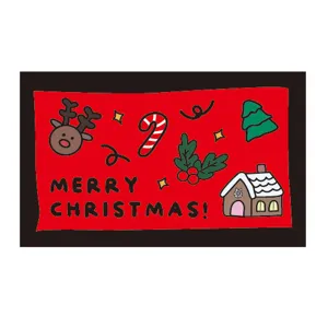 Christmas greeting card set 30 pcs red cartoon blessing message paper card for holiday party.