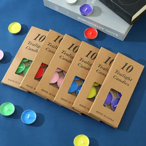 10Stk Runde Aluschale Teelichter Kerzen fur romantische Hochzeit Party Dekoration