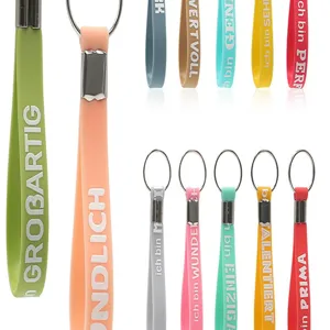 Braccialetto in silicone colorato con testo motivazionale, regalo perfetto per feste.