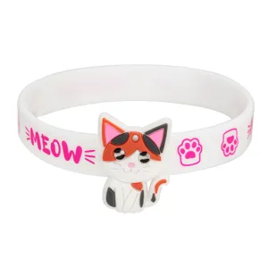 Süßes Cartoon Silikon Armband Detailaufnahme für Kinder Schmuck Accessoires Geschenke