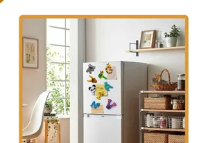 Cute cartoon animal alphabet fridge magnets soft rubber magnetic stickers for home kitchen decor