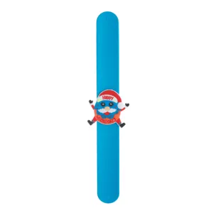 Kerst siliconen slap armband schattige cartoon Kerstman polsband voor feestcadeau