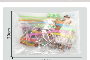 Niedliche Cartoon Capybara Thema PVC weiche Gummiteile und Strohhalme Set für Kinder