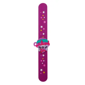 Simpatico bracciale slap stella cartone animato viola giocattolo bambini silicone