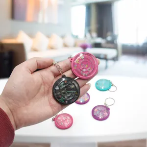 3D rollende bal doolhof sleutelhanger speelgoed handheld display, creatief cadeau.