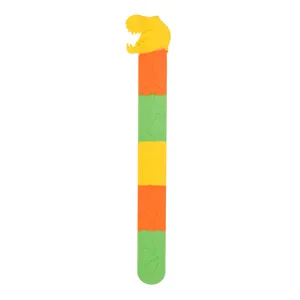 Bracelet slap en silicone coloré pour enfants, bracelet dessin animé mignon accessoire de fête.