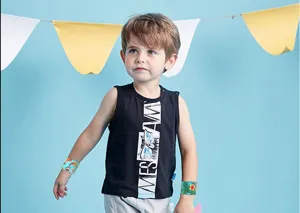 Enfants Hawaiens bracelets slap ensemble flamant rose plante bracelets cadeaux de fête