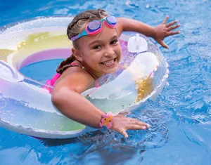 Bracciale silicone push pop bolla sirena giocattolo antistress decompressione bambini.