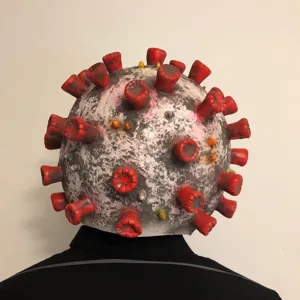 Halloween latex virus mask scary novelty headgear party costume prop for adults new