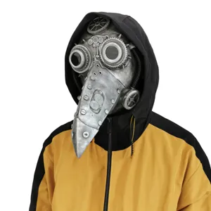 Steampunk plague doctor mask for Halloween, cosplay costume party masquerade prop.