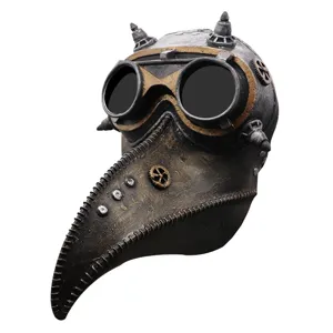 Steampunk Plague Doctor Mask Retro Bird Beak Mask Halloween Cosplay Costume Props