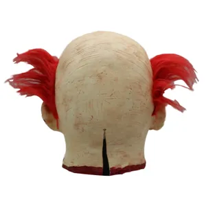 Halloween orrore clown maschera in lattice spaventoso oggetti di scena festa testa calva