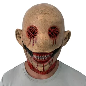 Halloween blutige Horror Latex Maske gruseliges gesichtsloses Gesicht Kostüm Party Zubehör