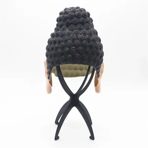 Divertido Cofia de Látex de Buda Cosplay Novedad Disfraz Cap Adulto Fiesta Prop