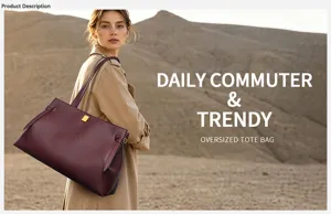 Grande borsa tote texture litchi da donna elegante borsa a spalla per lavoro quotidiano