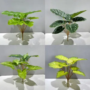 Τα τεχνητά φυτά φύλλων taro monstera είναι ιδανικά για διακόσμηση σπιτιού και τοπίο bonsai.